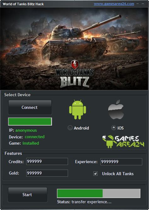 world of tanks blitz cheats